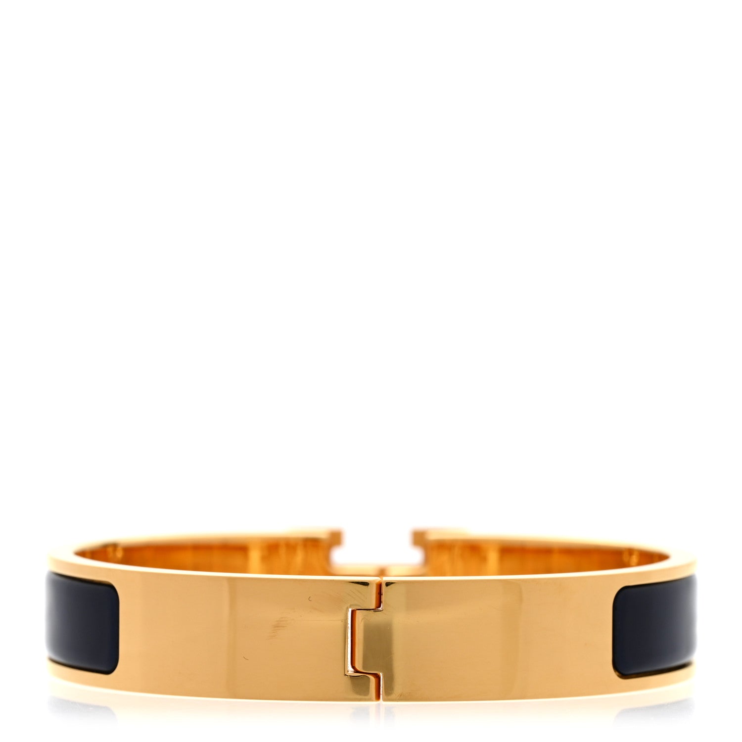 Hermes Enamel Narrow Clic Clac H Bracelet GM Ultramarine 3 of 6