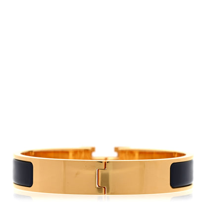 Hermes Enamel Narrow Clic Clac H Bracelet GM Ultramarine 3 of 6
