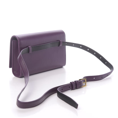 Saint Laurent Smooth Calfskin Monogram Kate Belt Bag Purple 3 of 9