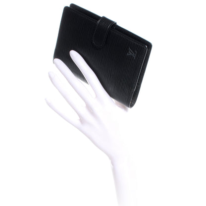 Louis Vuitton Epi Small Ring Agenda Cover Black 2 of 7