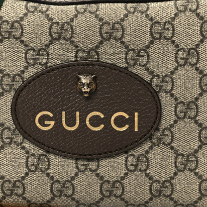 Gucci GG Supreme Monogram Web Neo Vintage Shoulder Bag Beige New Acero Crop 9 of 12