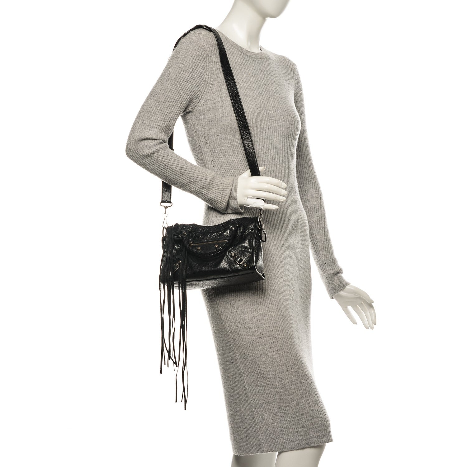 Balenciaga Agneau Classic Hardware Mini City Black 2 of 8