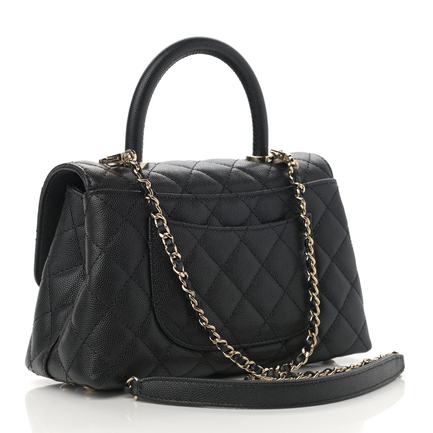 Chanel Caviar Quilted Mini Coco Handle Flap Black 2 of 8