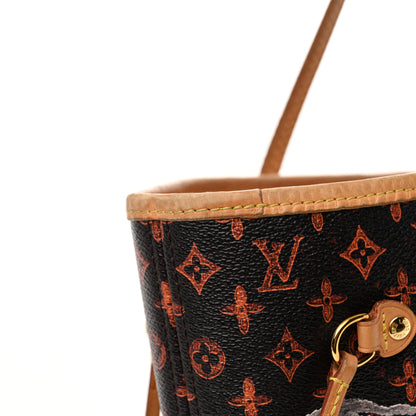 Louis Vuitton Catogram Neverfull MM Marron 16 of 17