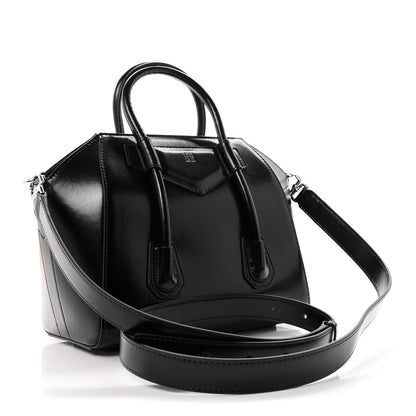 Givenchy Box Calfskin Mini Lock Antigona Shoulder Bag Black 3 of 10