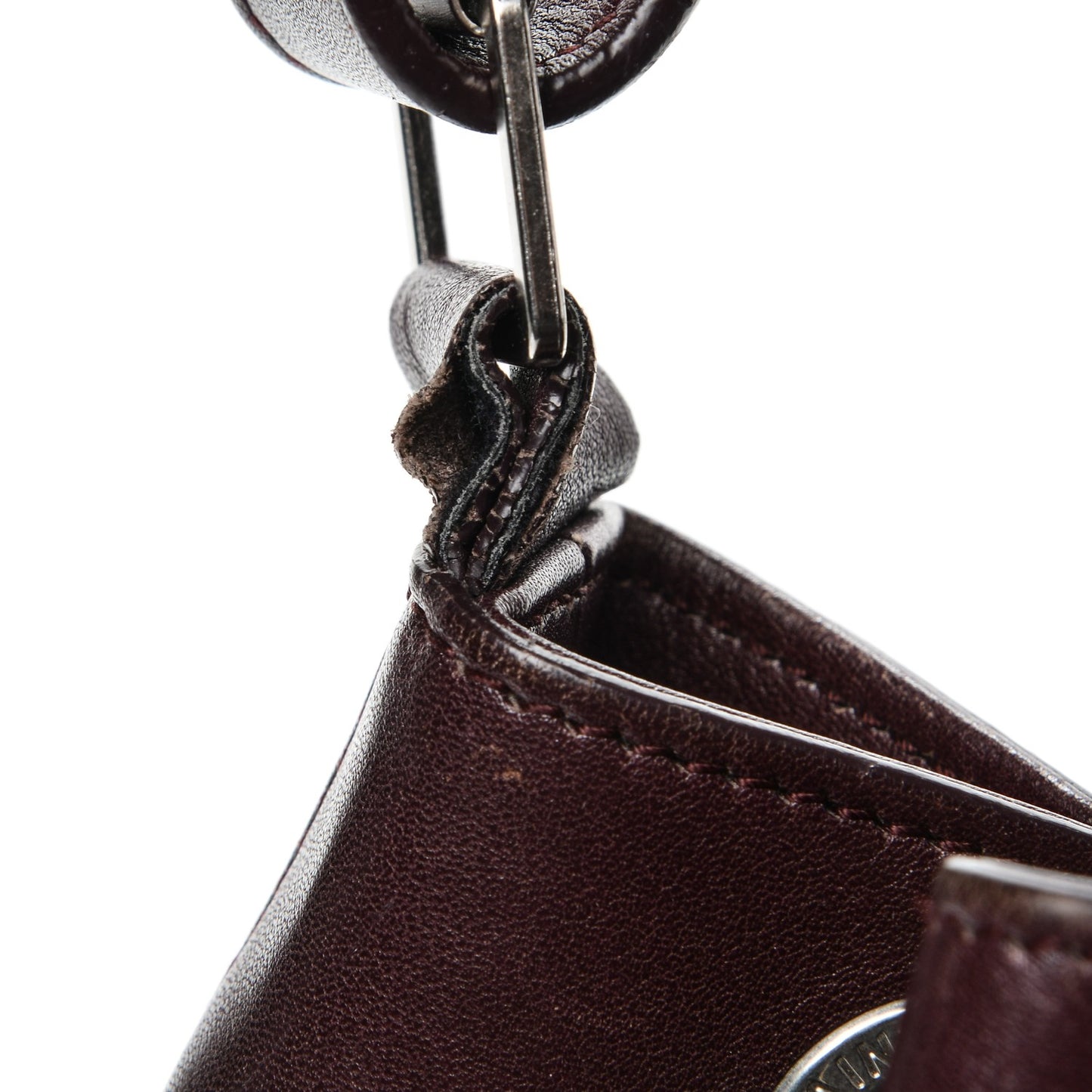 Calfskin Medium Rider Bucket Bag Bordeaux