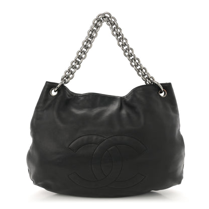 Chanel Lambskin Soft and Chain Small Hobo Black 1 of 11