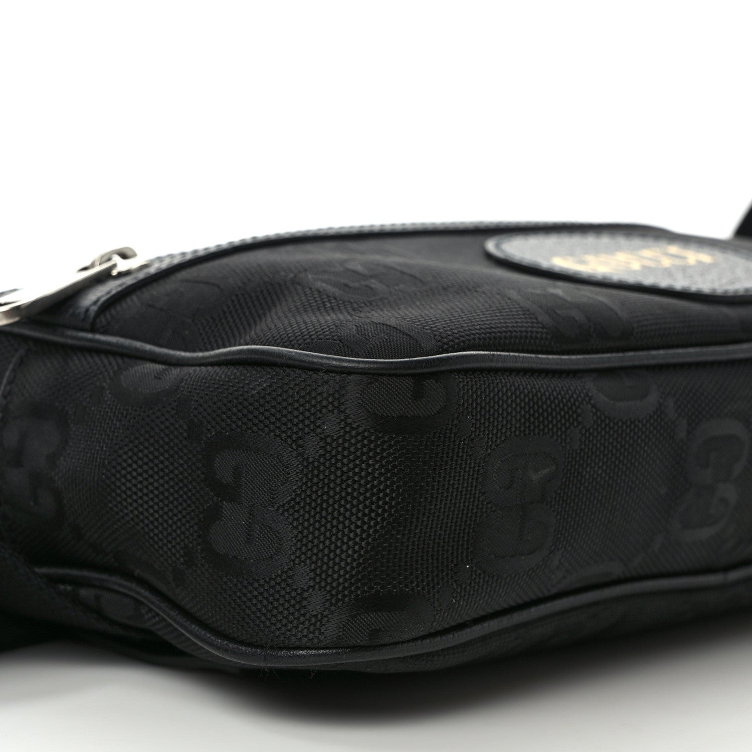 Gucci Econyl Nylon Monogram Off The Grid Belt Bag Black 8 of 11