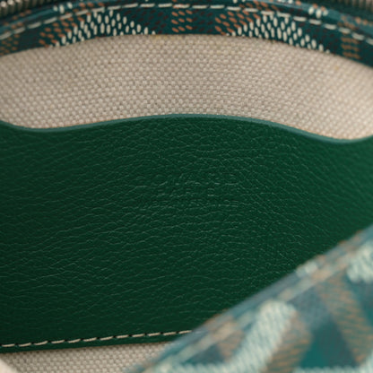 Goyard Goyardine Plumet Wallet Clutch Green 6 of 9