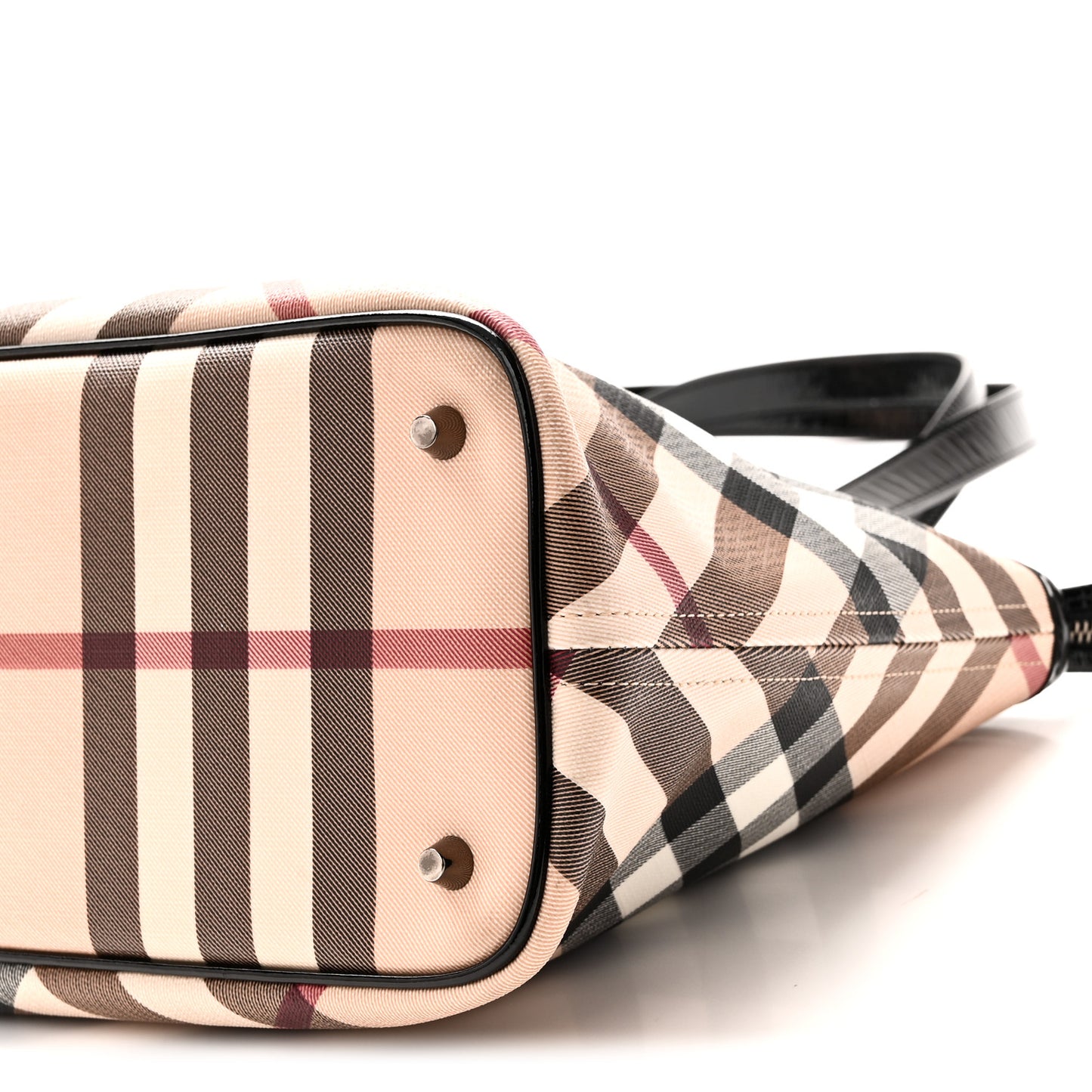Supernova Check Small Nickie Tote Black