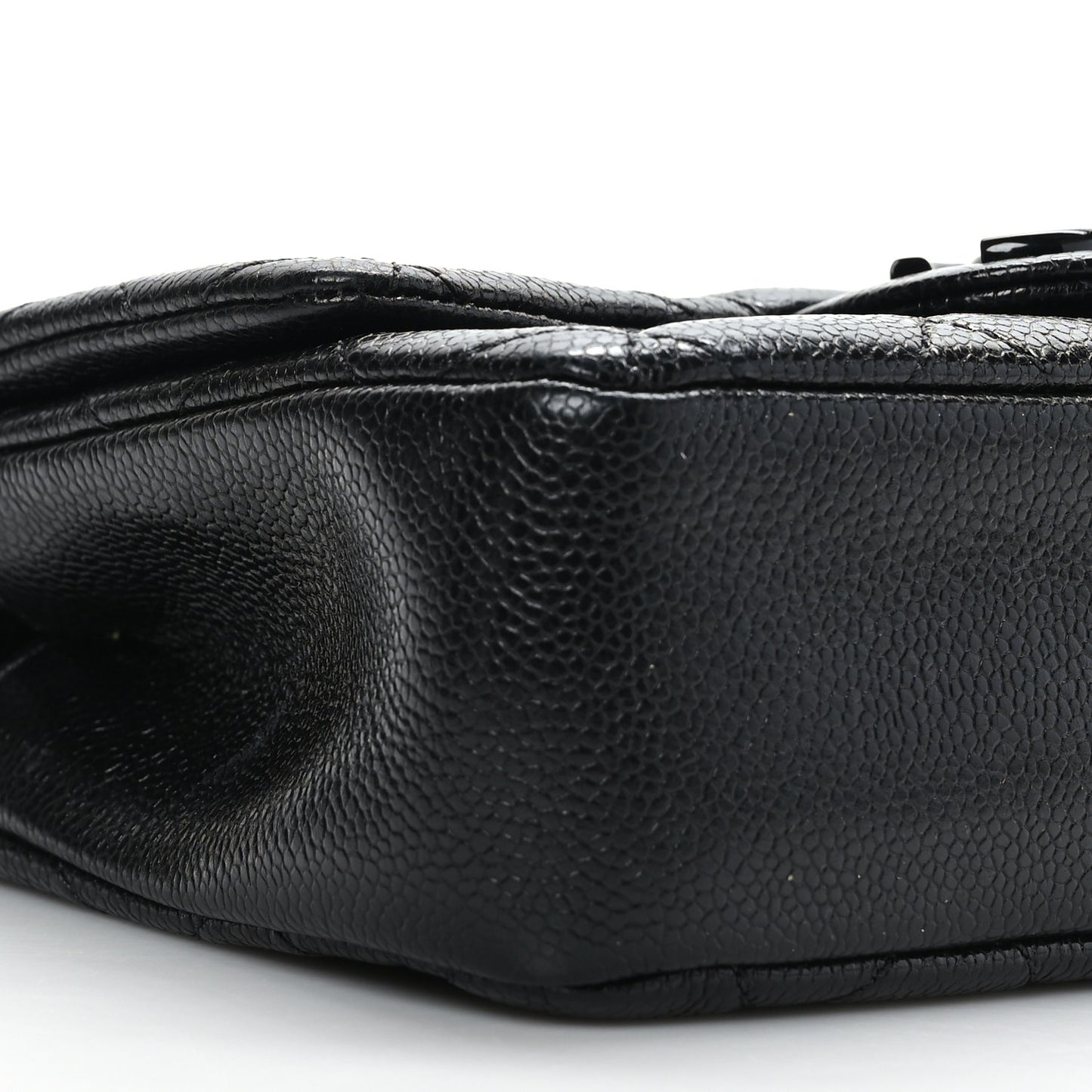 Caviar Quilted Incognito Mini Square Flap Black
