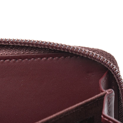 Chanel Caviar Small Timeless Zip Around Wallet Burgundy 9 of 9