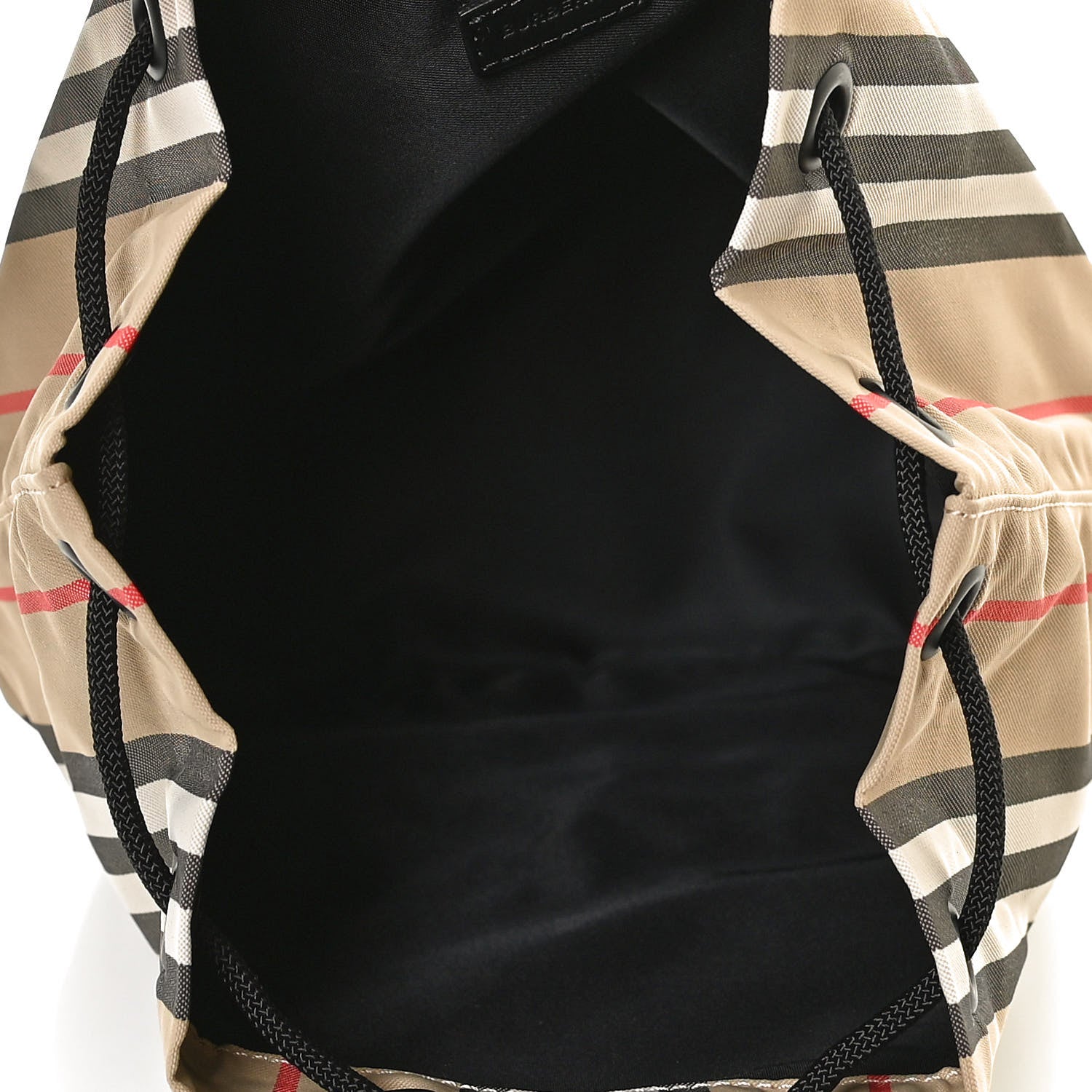 Burberry Econyl Icon Stripe Phoebe Drawcord Pouch Archive Beige 5 of 9