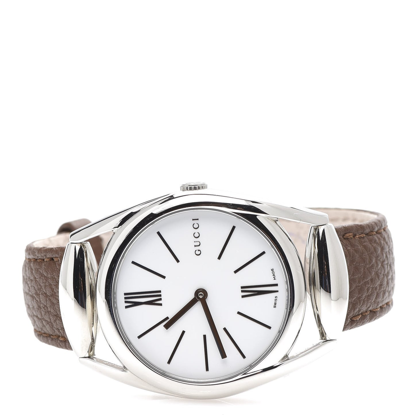 Stainless Steel Calfskin 34mm Horsebit Quartz Watch