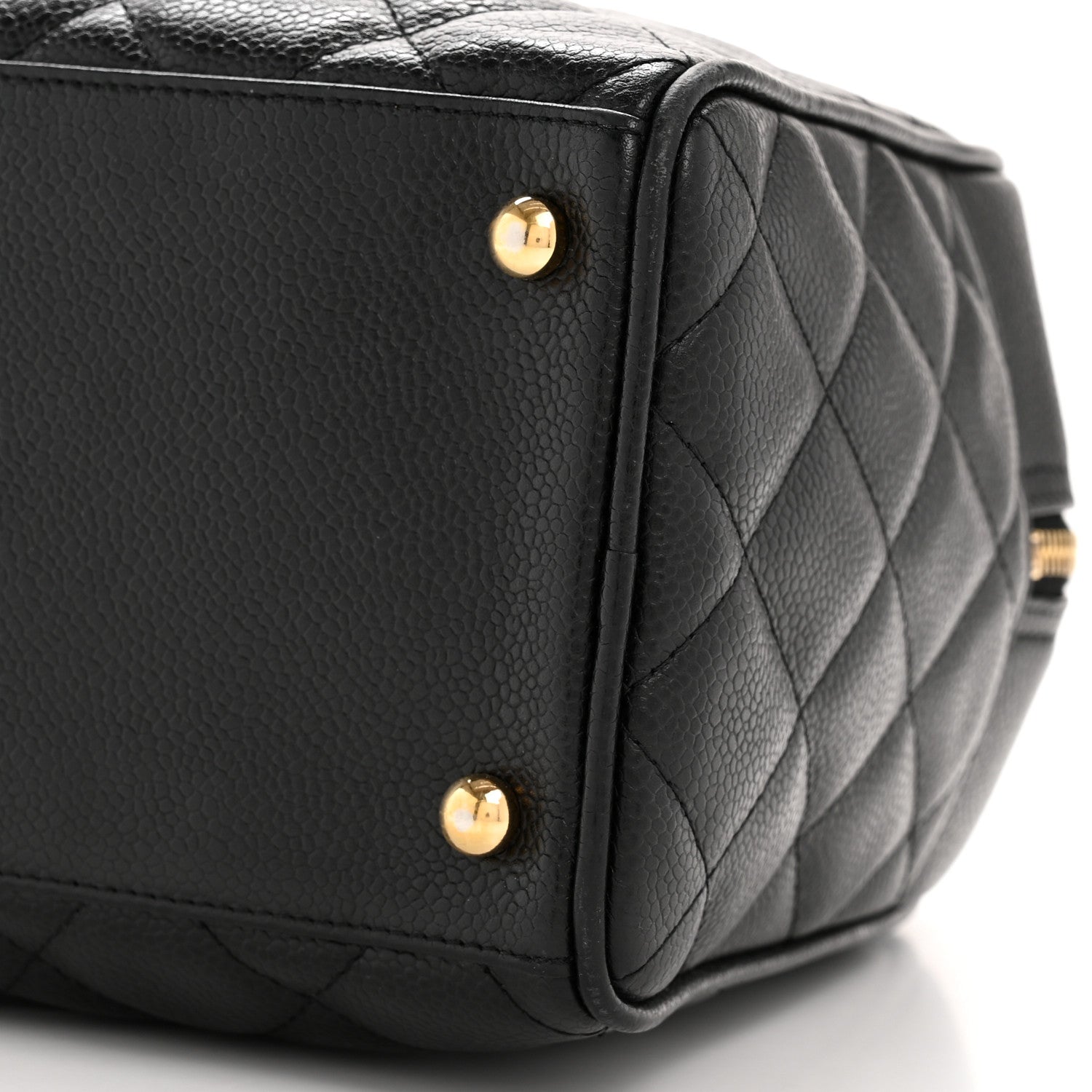 Chanel Caviar Quilted Large Bowler Black 10 of 12