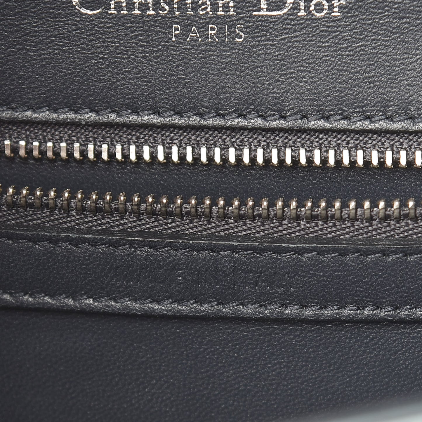 Metallic Patent Micro-Cannage Small Diorama Flap Bag Azur