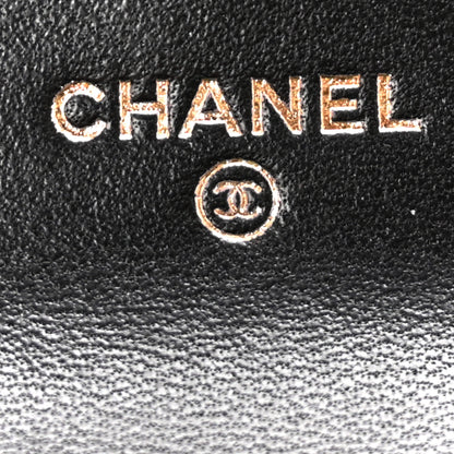 Chanel Raffia Jute Striped Belt Bag Black Beige 5 of 11