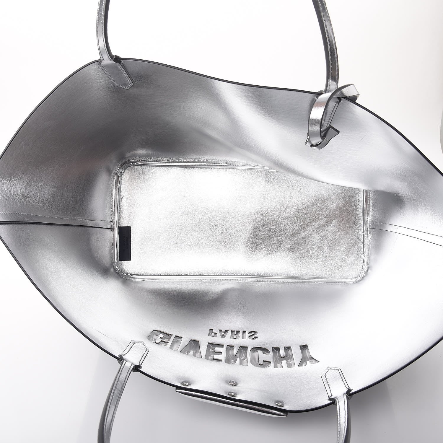 Givenchy Calfskin Large Antigona Tote Night Blue Silver 6 of 11