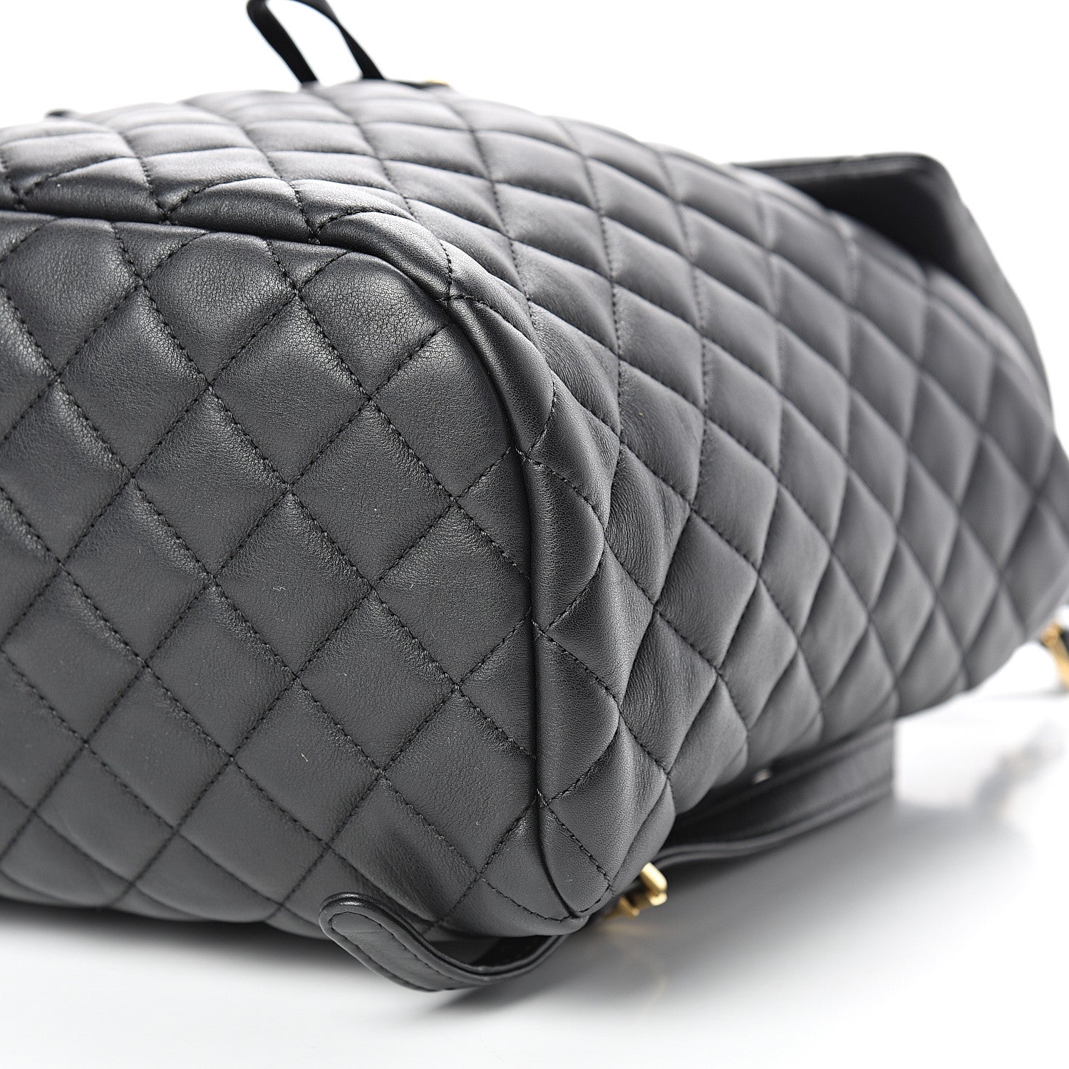 Chanel Calfskin Quilted Large Urban Spirit Backpack Black 9 of 10