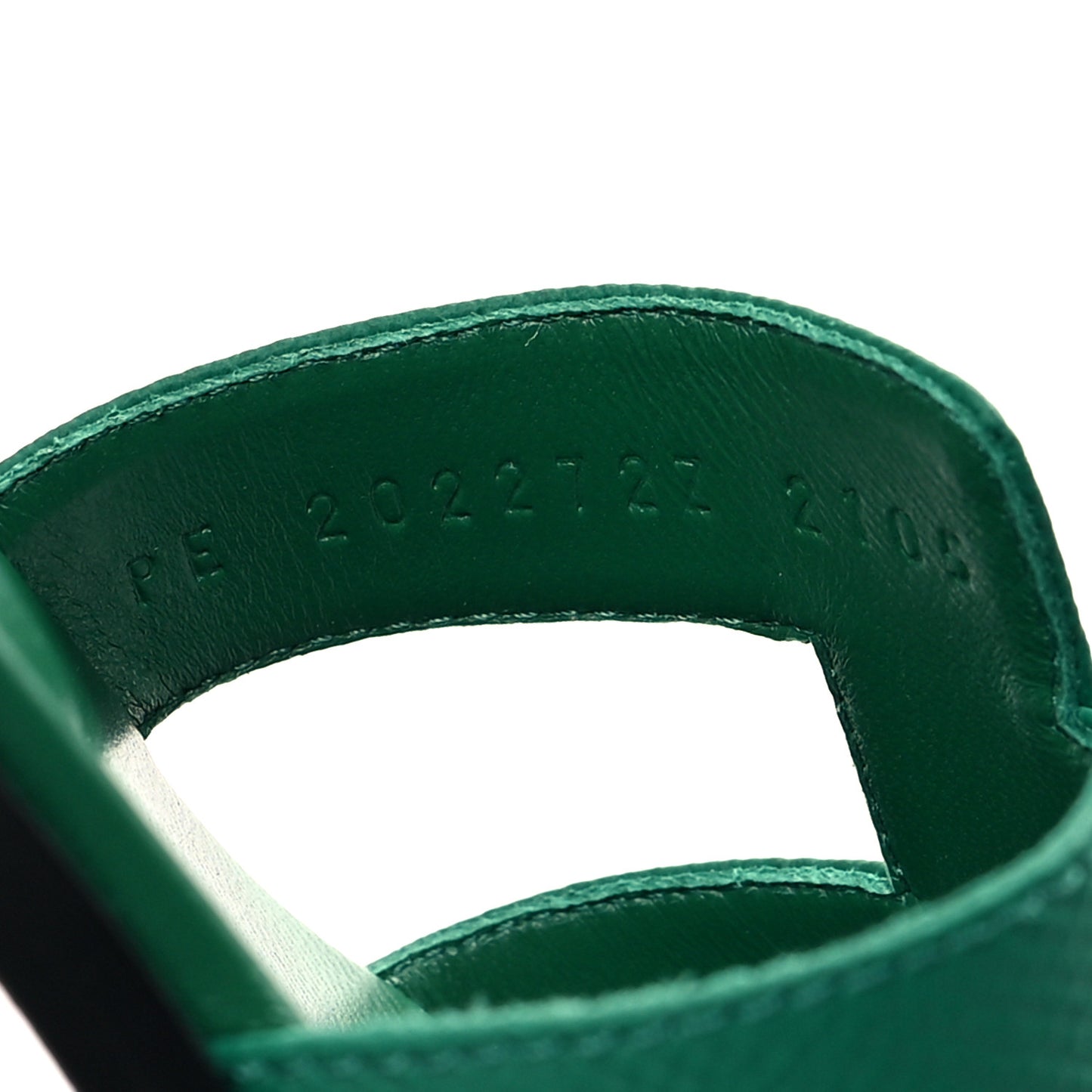 Epsom Oran Sandals 35.5 Vert Emeraude
