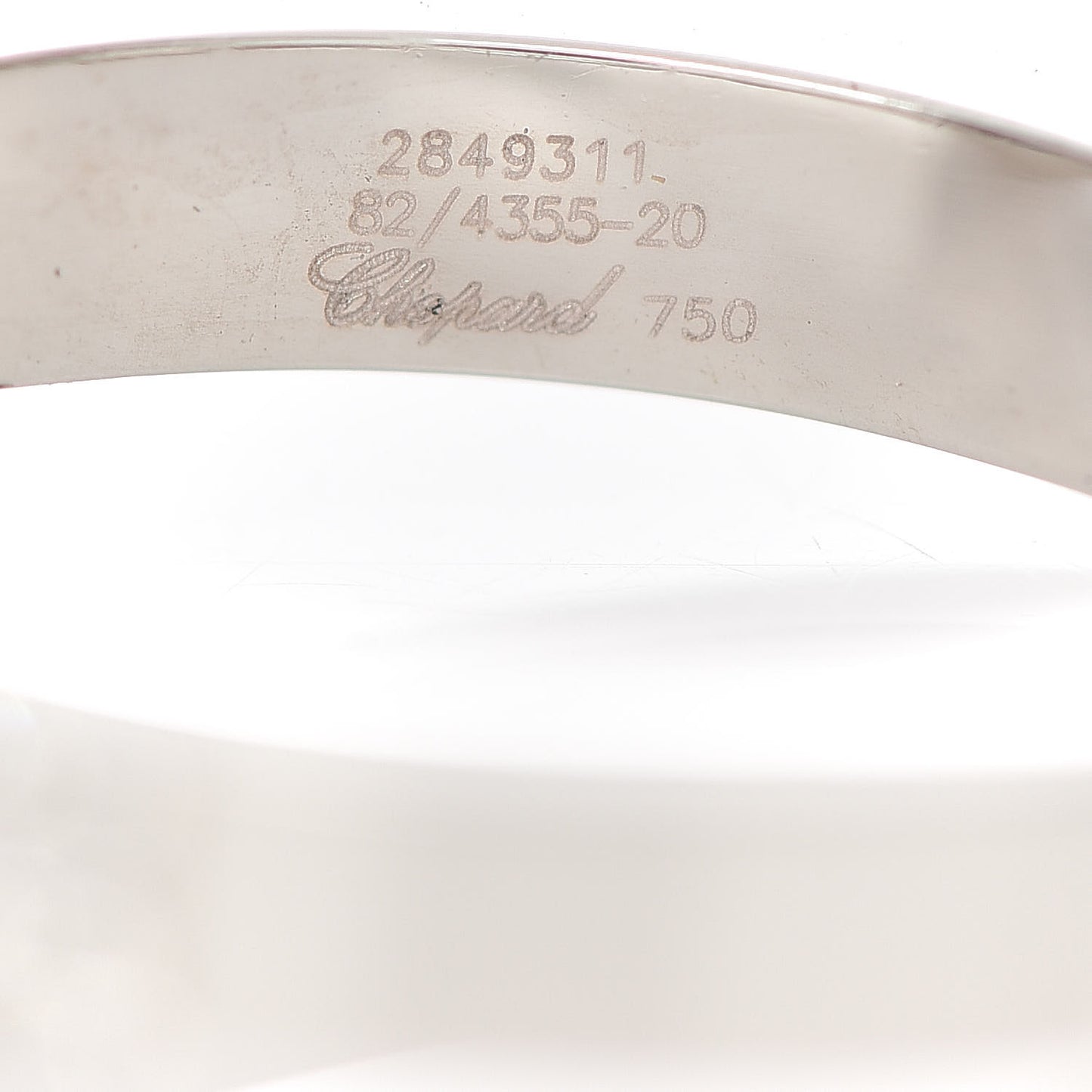 18K White Gold Diamond Happy Heart Ring 53 6.25