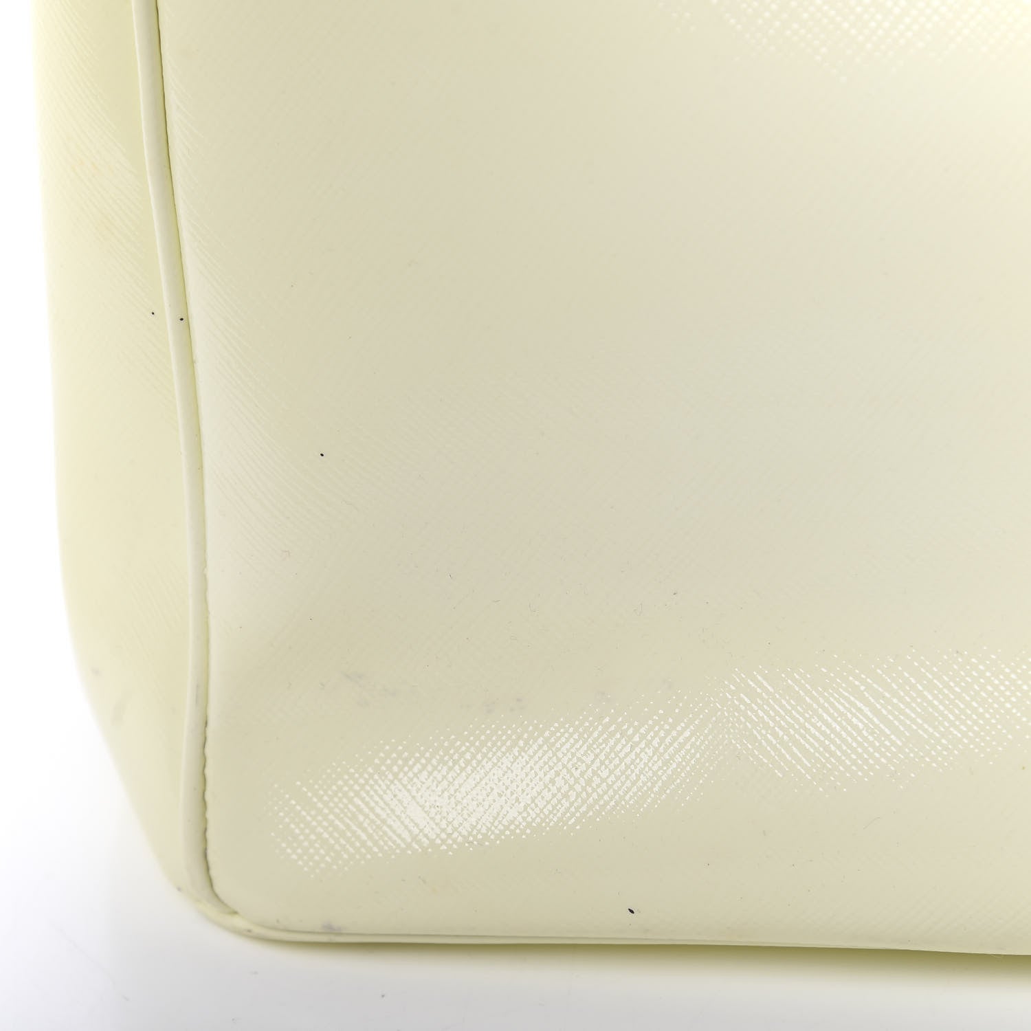 Prada Saffiano Vernice Medium Galleria Double Zip Tote Bianco 12 of 22