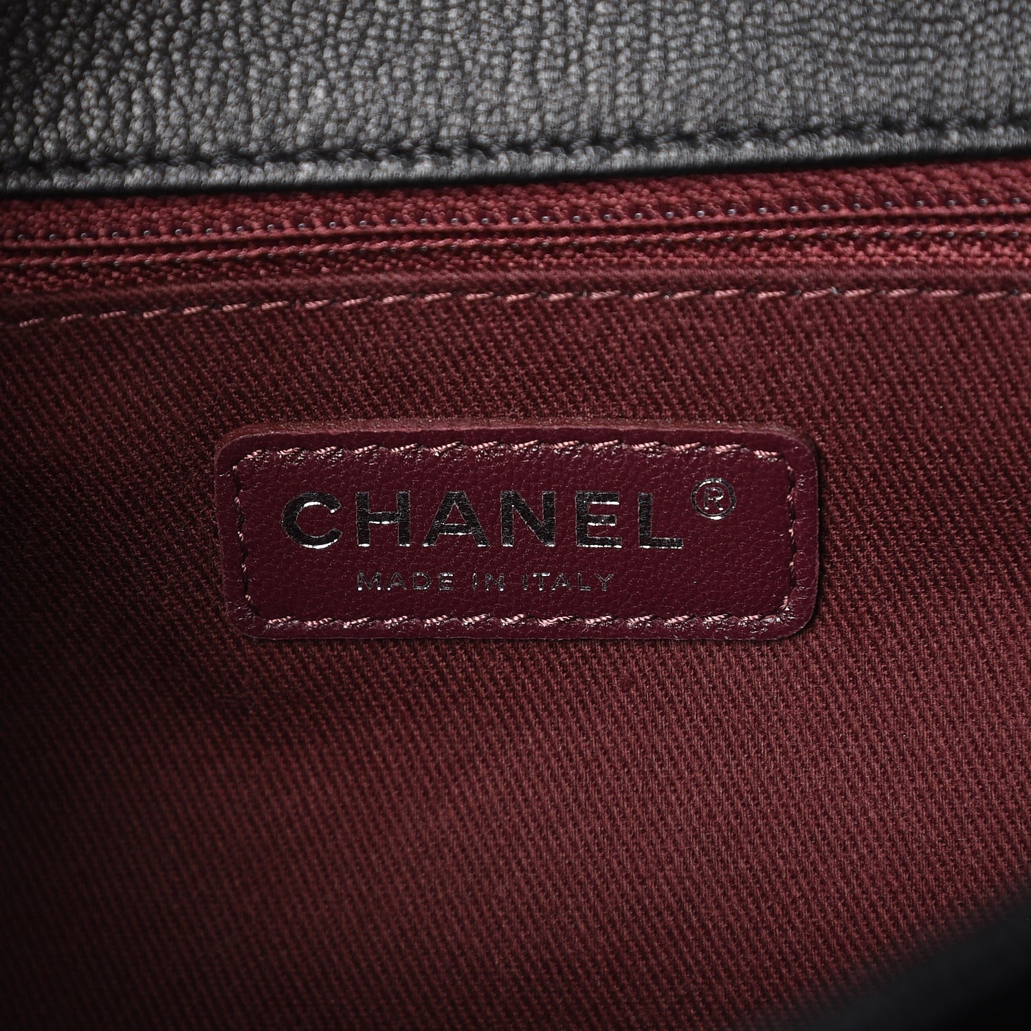Chanel Goatskin Quilted Large Perfect Edge Flap Black 6 of 8