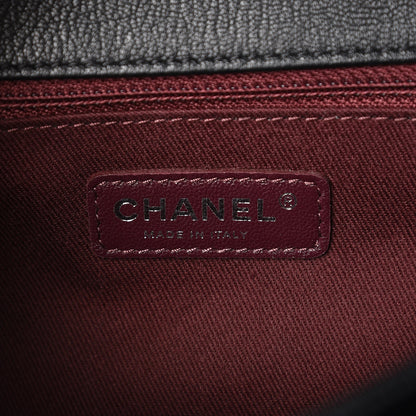 Chanel Goatskin Quilted Large Perfect Edge Flap Black 6 of 8