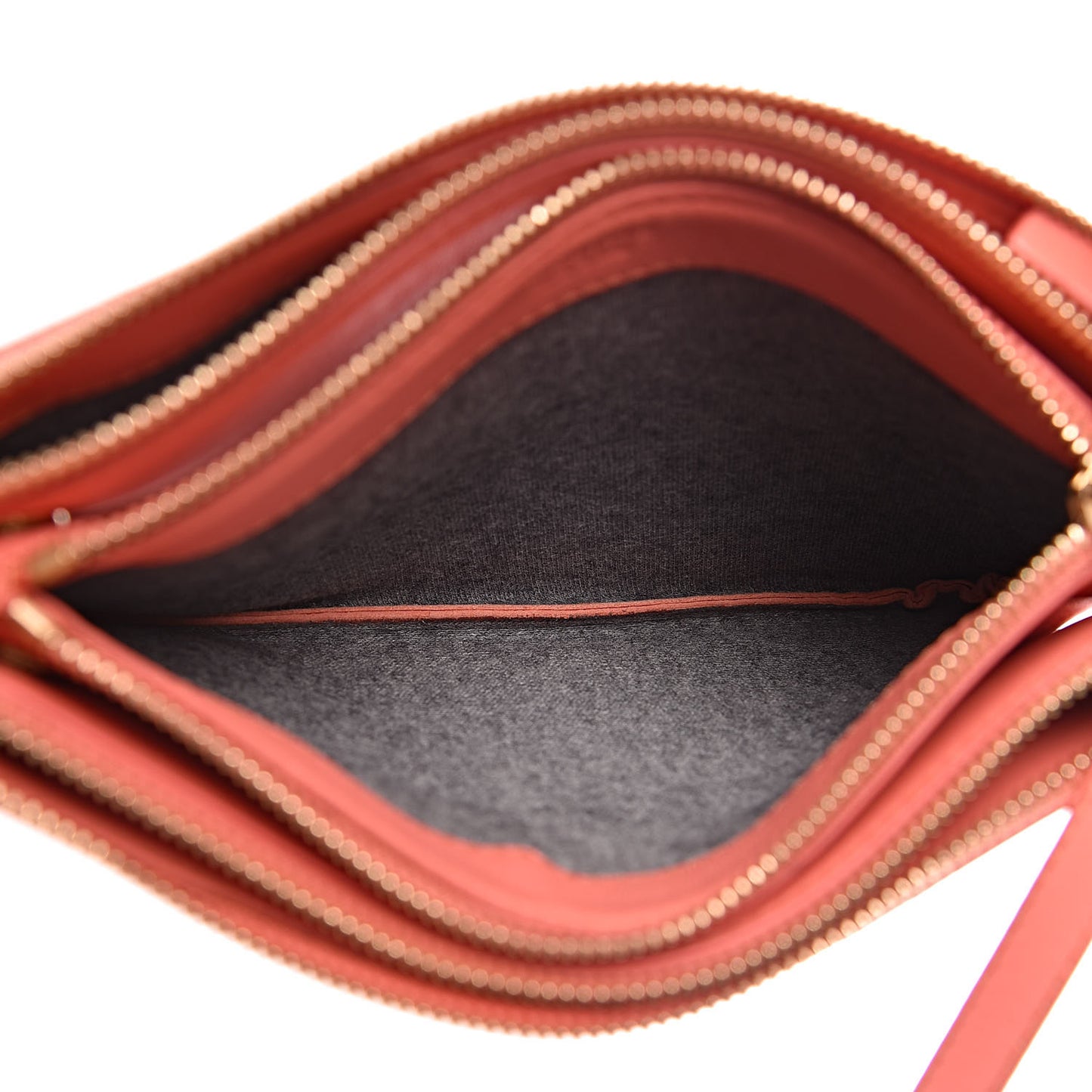 Lambskin Small Trio Crossbody Bag Lipstick