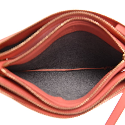 Celine Lambskin Small Trio Crossbody Bag Lipstick 5 of 16