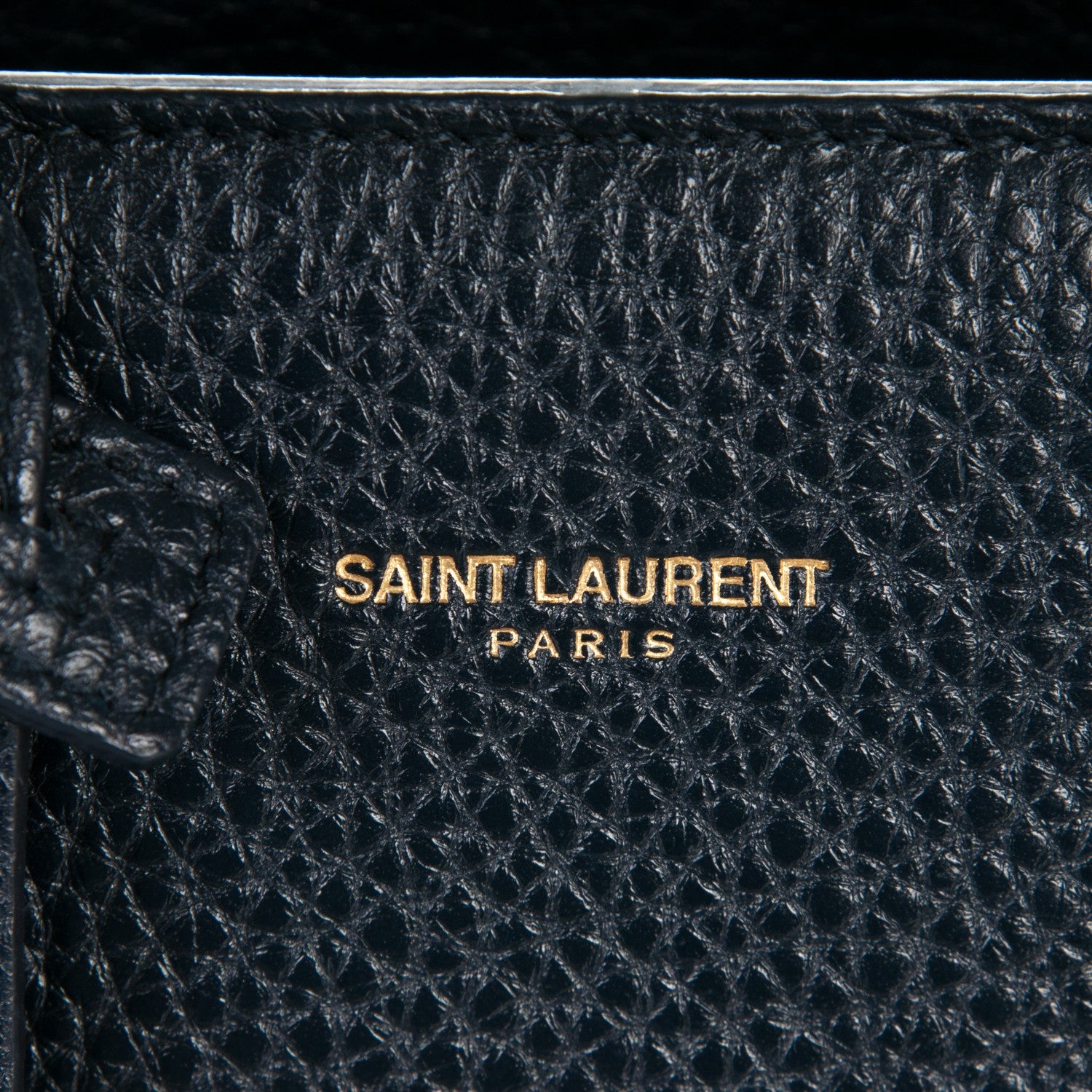 Saint Laurent Grained Calfskin Nano Sac De Jour Marine 6 of 7