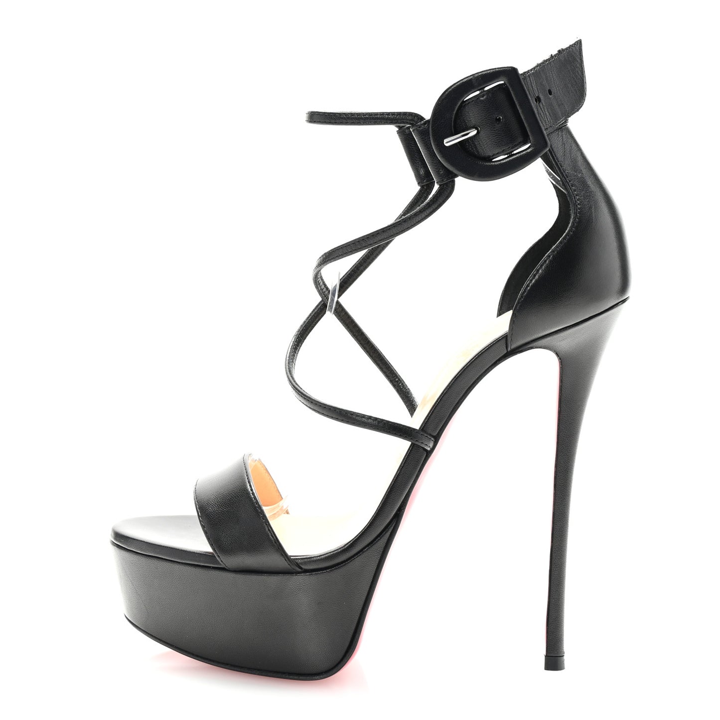 Kid Choca 150 Platform Sandals 38 Black