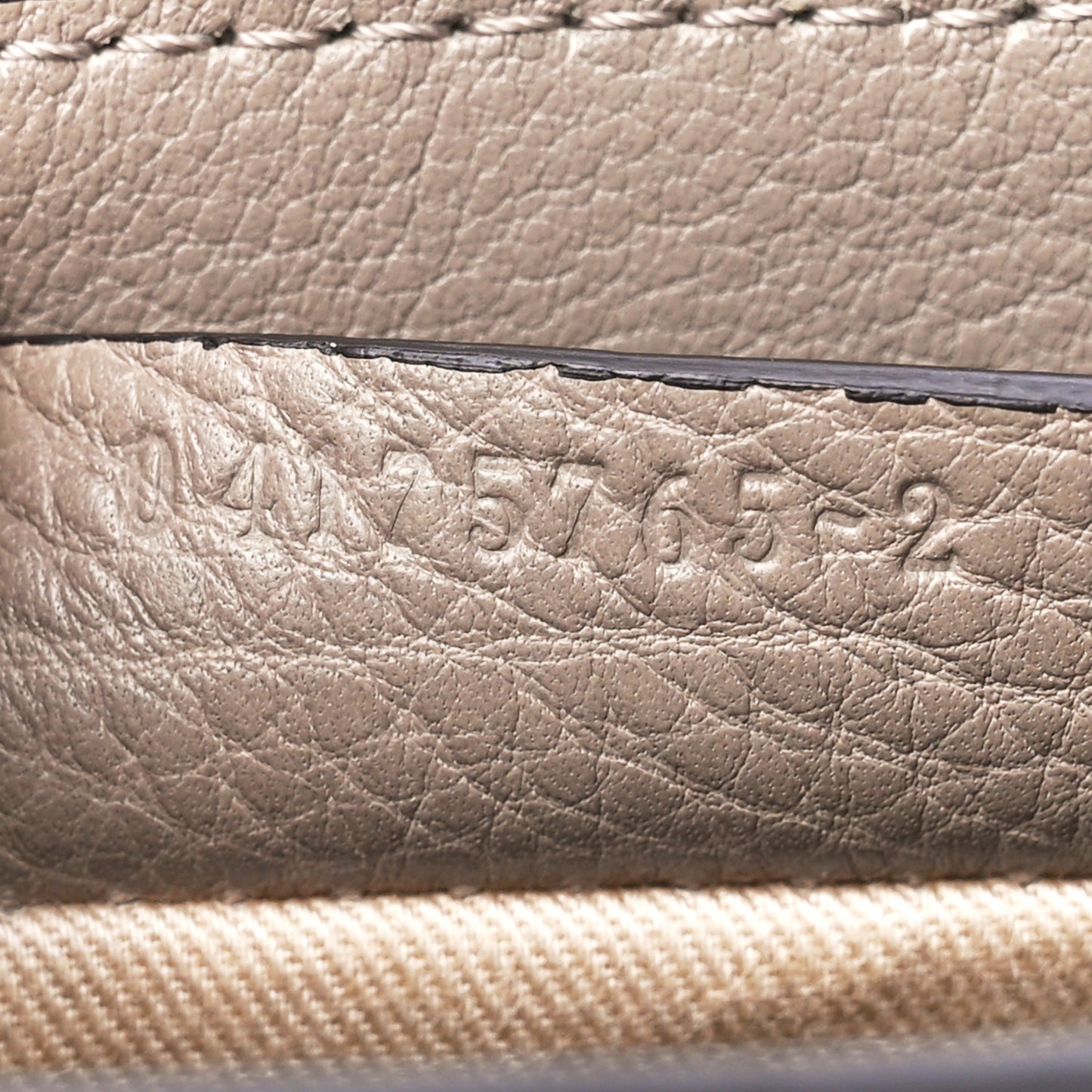 Suede Calfskin Mini Faye Backpack Motty Grey