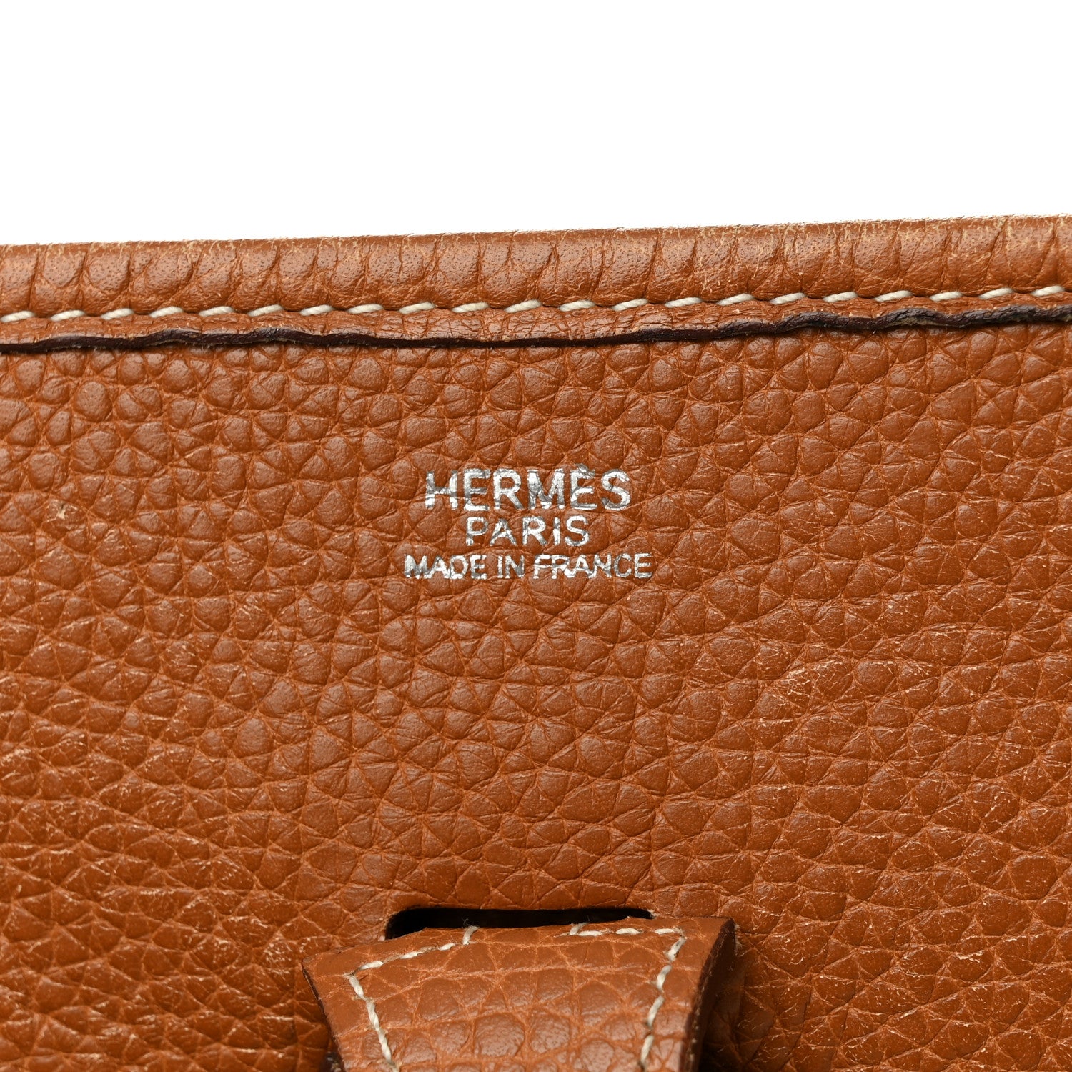 Hermes Taurillon Clemence Evelyne PM Gold 6 of 19