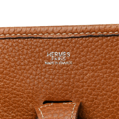 Hermes Taurillon Clemence Evelyne PM Gold 6 of 19