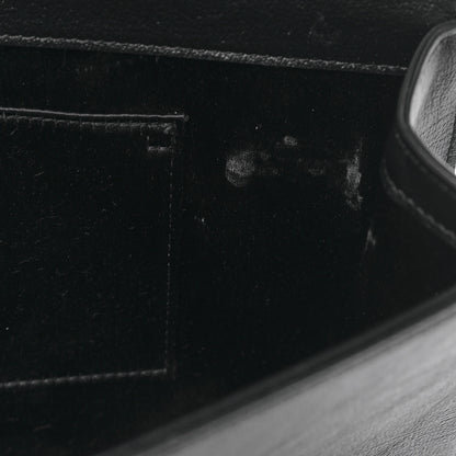 Saint Laurent Calfskin Monogram Large Belle De Jour Clutch Black 9 of 9