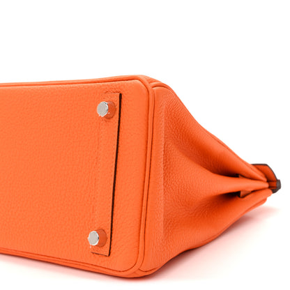 Hermes Togo Birkin 25 Orange Minium 10 of 12