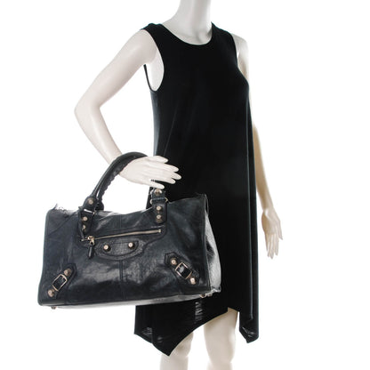 Balenciaga Agneau Giant 21 Silver Hardware Work Dark Night 2 of 11