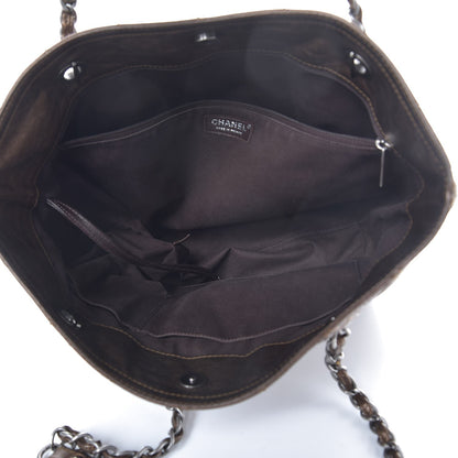 Chanel Metallic Aged Calfskin Small Shopping In Moscow Tote Bronze 5 of 11