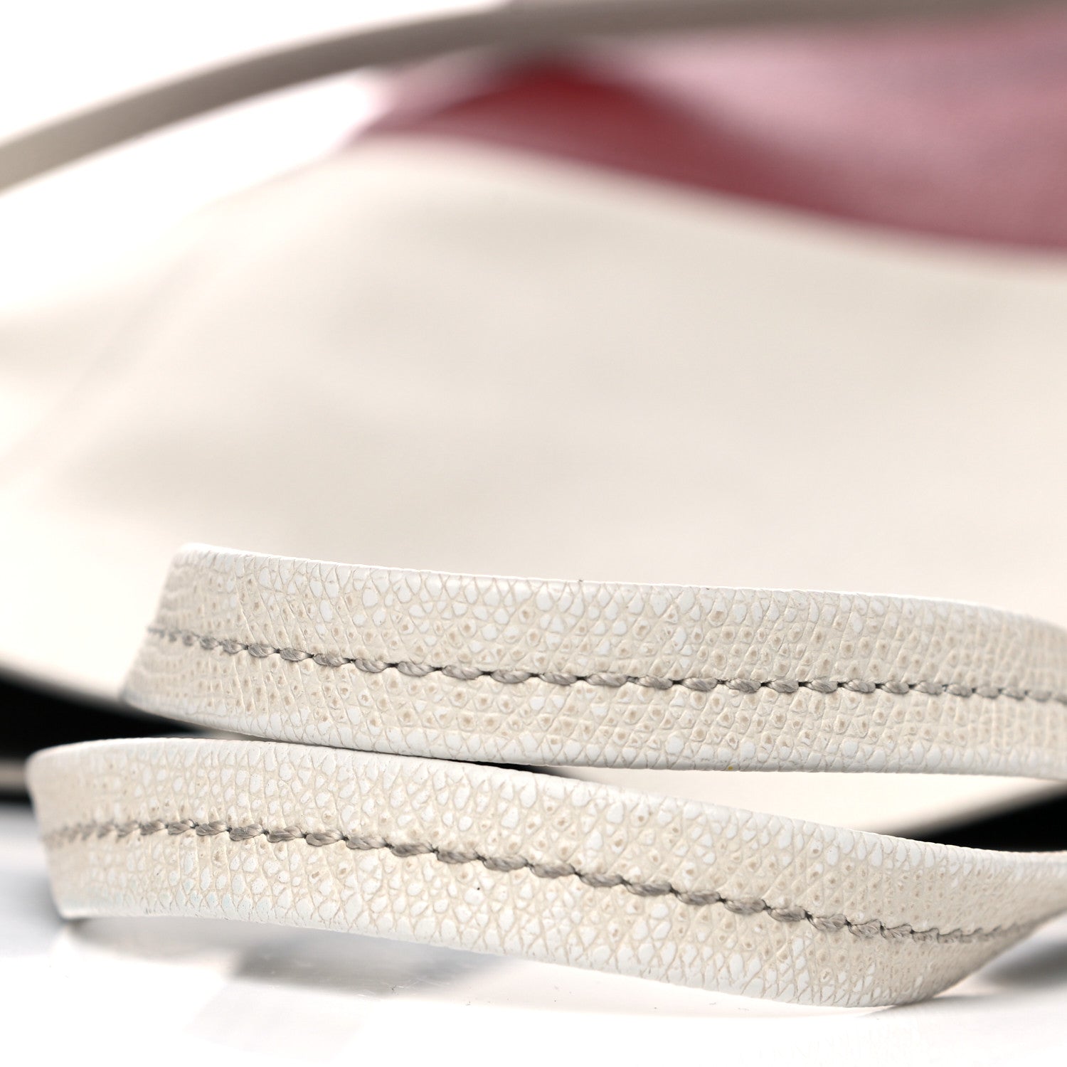 Celine Grained Calfskin Small Vertical Bi-Cabas Cream Red 28 of 28