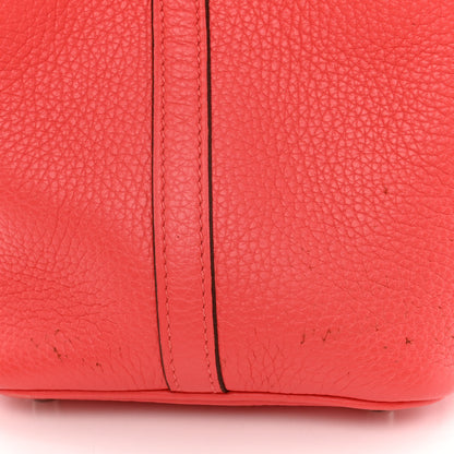 Hermes Taurillon Clemence Picotin Lock 18 PM Rose Jaipur 10 of 10