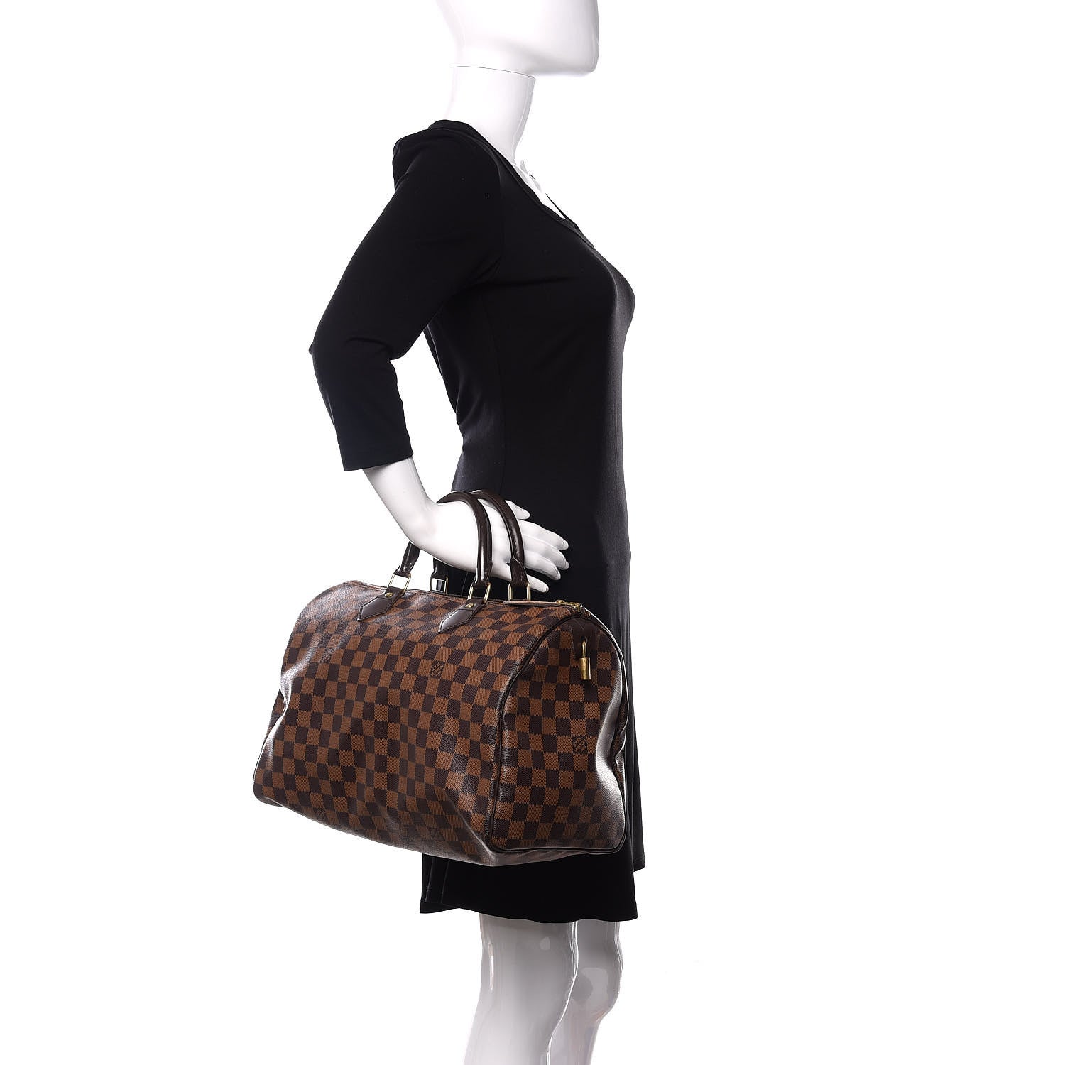 Louis Vuitton Damier Ebene Speedy 35 2 of 11