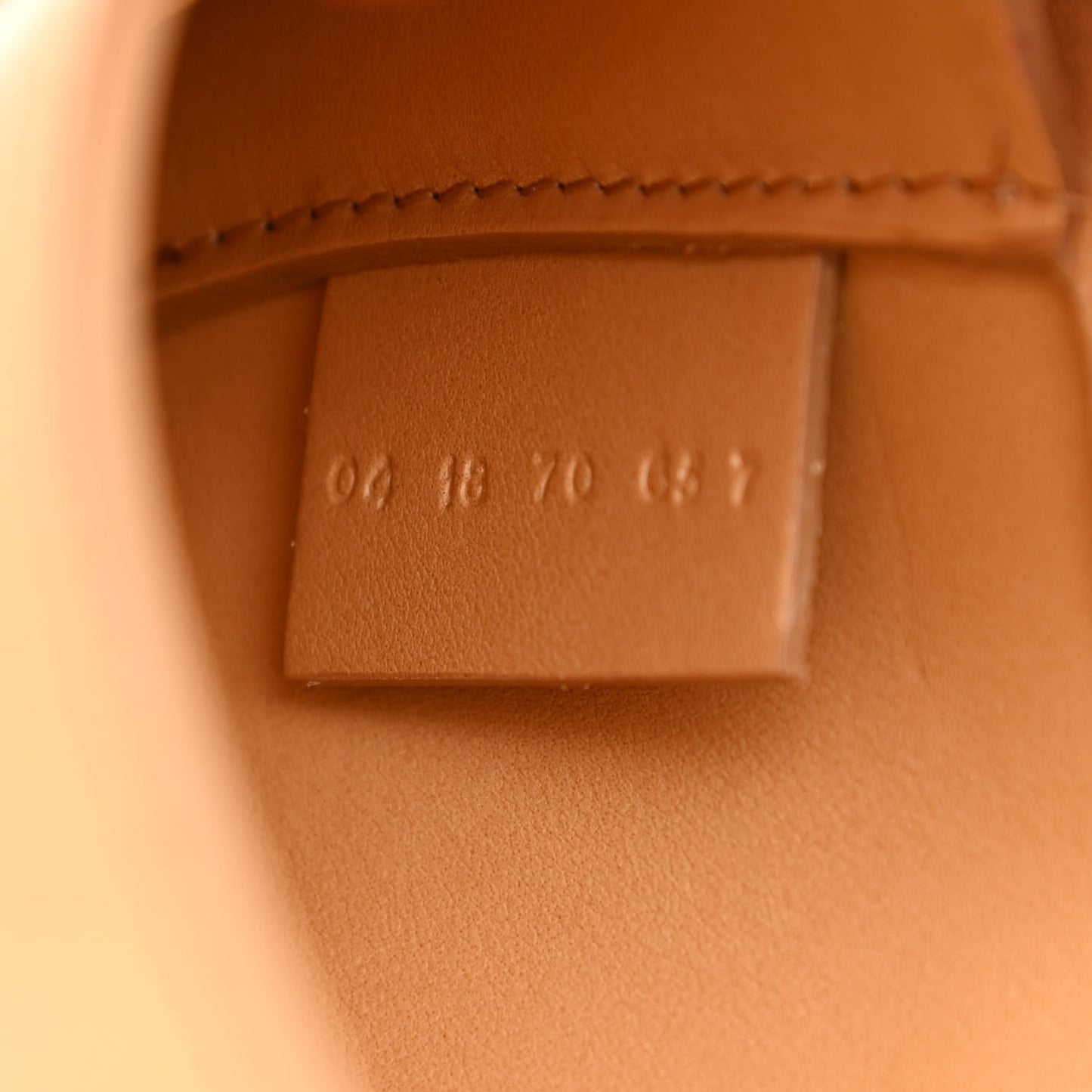 Calfskin Small Tess Bag Bleached Brown