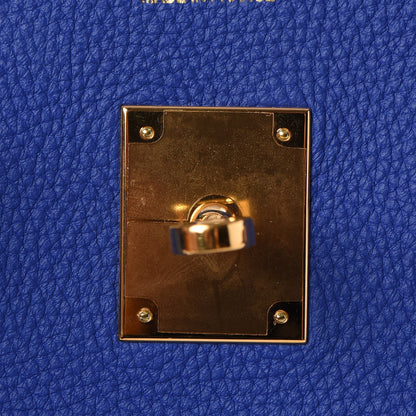 Hermes Togo Birkin 35 Bleu Electrique 17 of 33