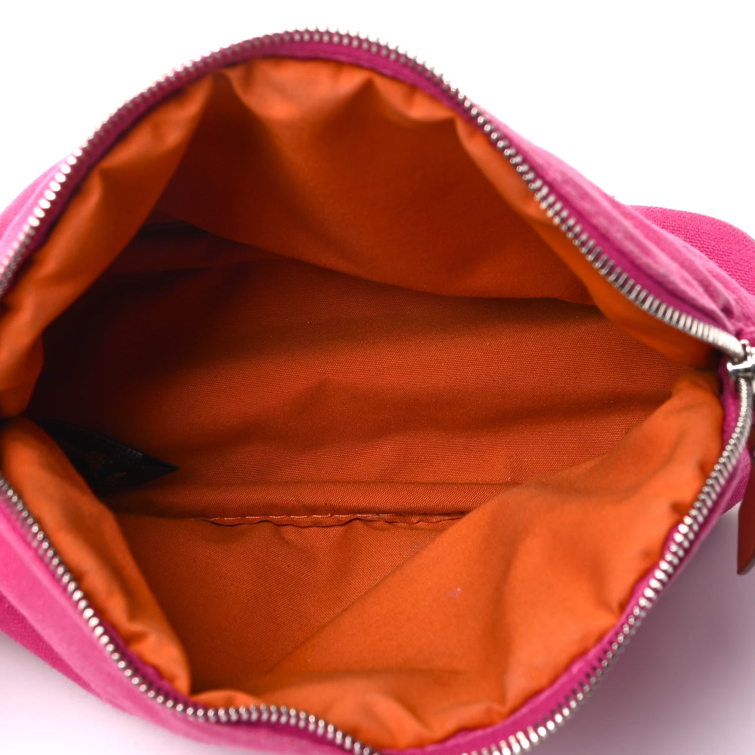 Hermes Cotton Canvas Mini Bolide Travel Cosmetic Pouch 5 of 6