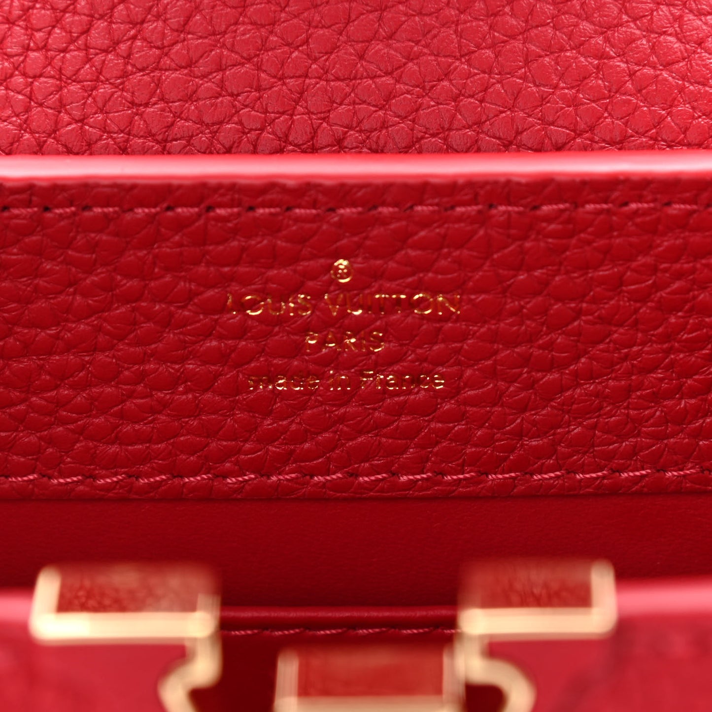 Taurillon Mini Capucines Scarlet