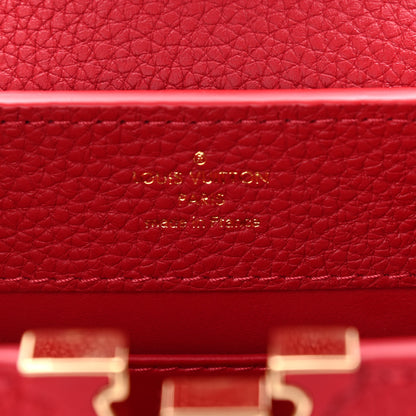 Louis Vuitton Taurillon Mini Capucines Scarlet 6 of 8