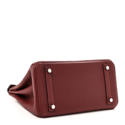 Hermes Togo Birkin 25 Rouge H 4 of 11