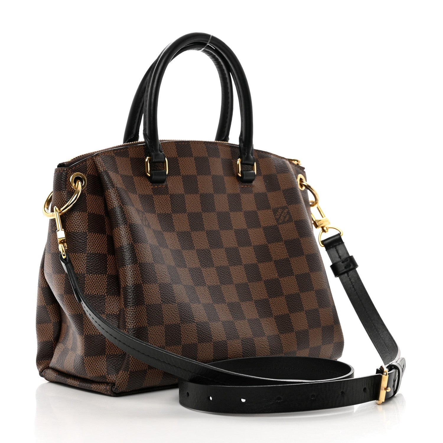 Louis Vuitton Damier Ebene Odeon Tote PM Black 3 of 9