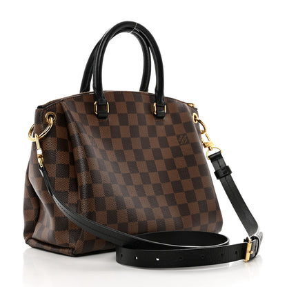 Louis Vuitton Damier Ebene Odeon Tote PM Black 3 of 9